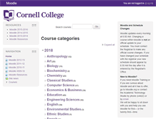 Tablet Screenshot of moodle.cornellcollege.edu