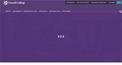 Desktop Screenshot of cornellcollege.edu